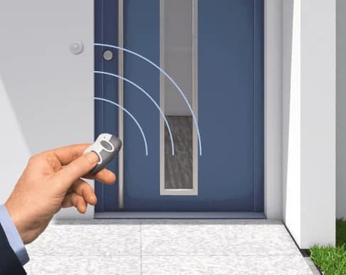 blueMatic EAV3 electrically released multi-point door lock supplied by ViknoPlus