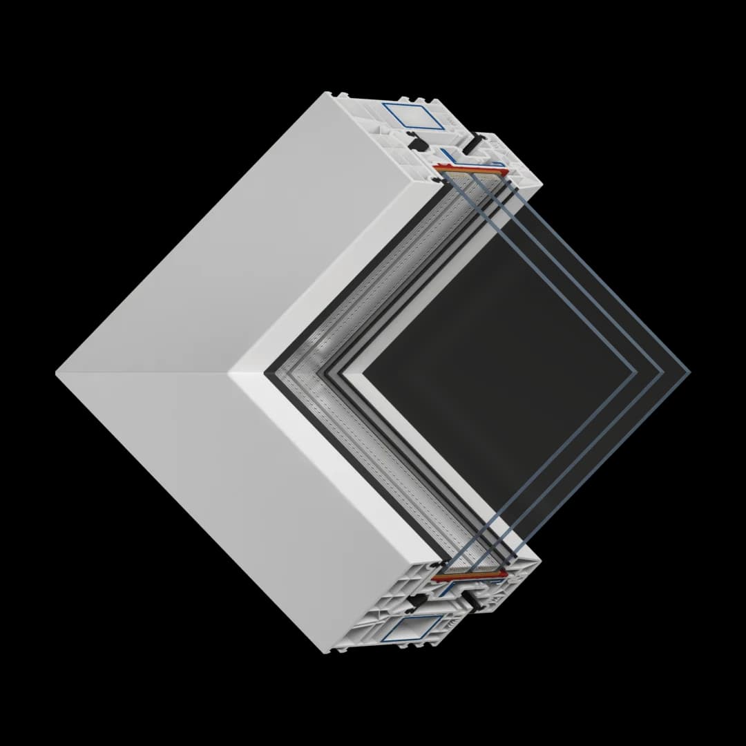 ARTLINE premium pvc window system supplied by ViknoPlus