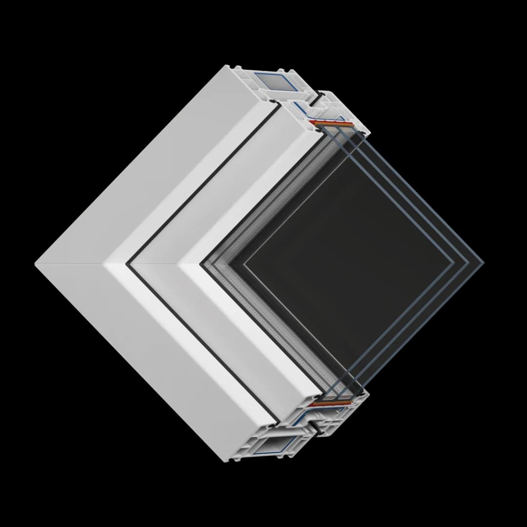 LUX pvc window system supplied by ViknoPlus