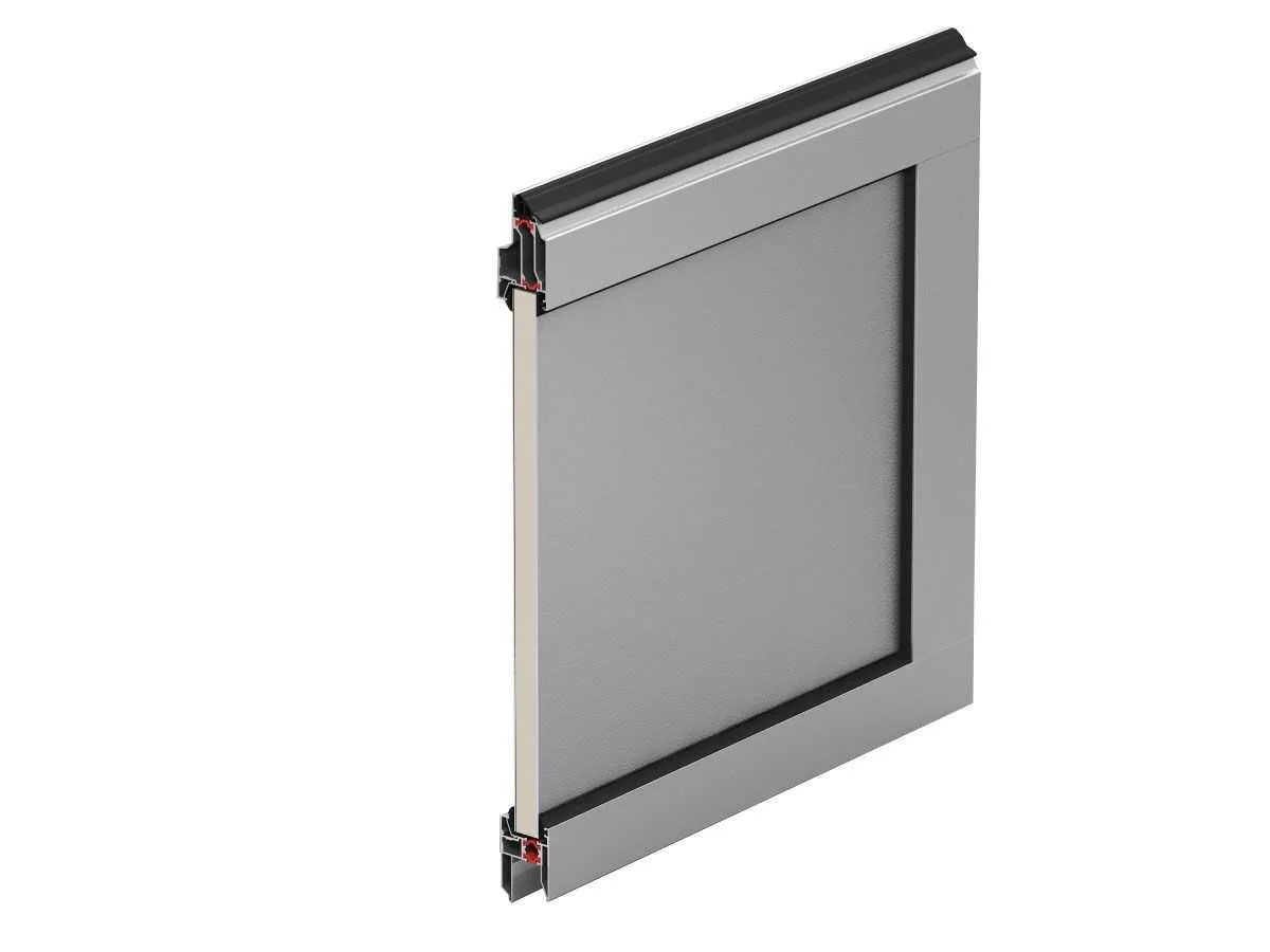 ViknoPlus AluTherm panoramic sectional door panel
